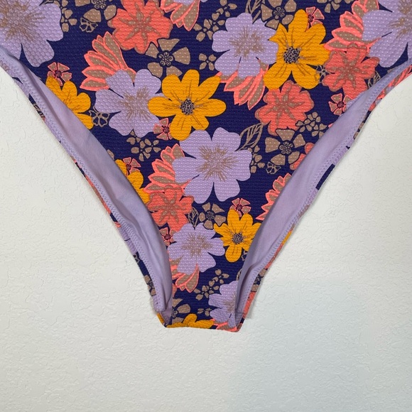 Aerie High Cut Cheeky Floral Women’s Bikini Bottoms - Picture 4 of 7